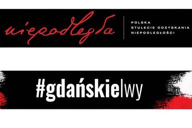Niepodległościowe szaliki Trefla Gdańsk
