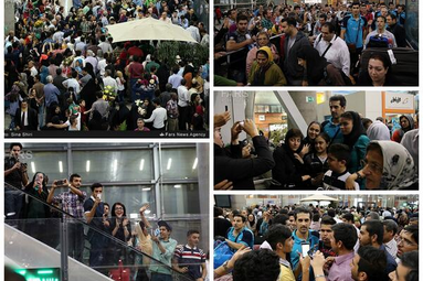 Tłumy kibiców powitały irańskich siatkarzy