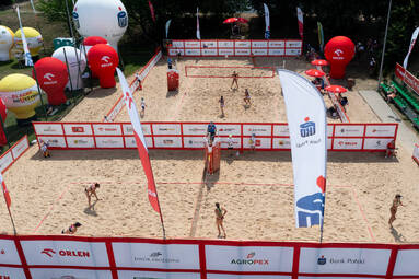 Znamy pierwszych półfinalistów ORLEN Beach Volley Tour PKO Przysucha 2024! W niedzielę już wielkie finały!